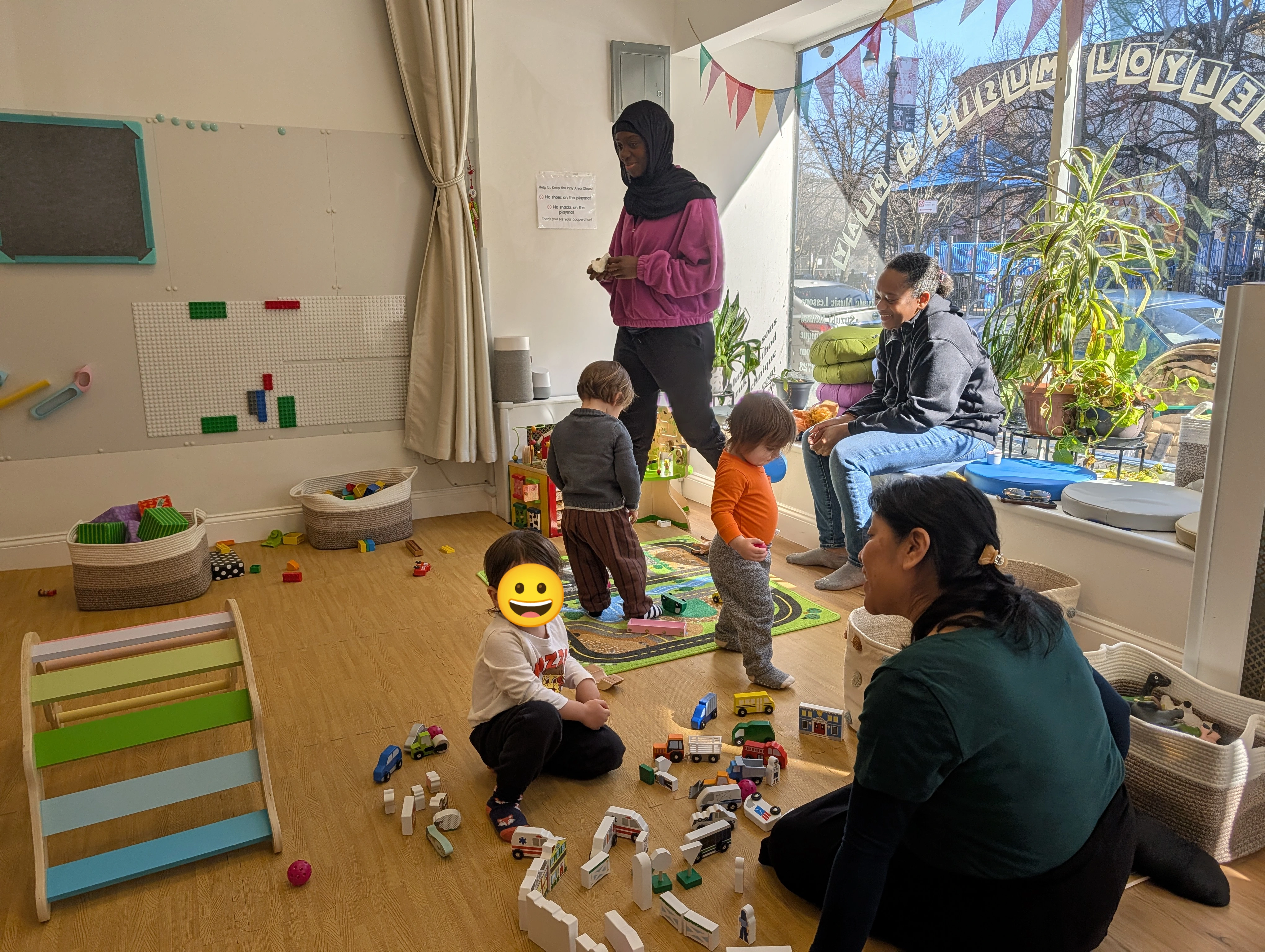 Toddlers at social play